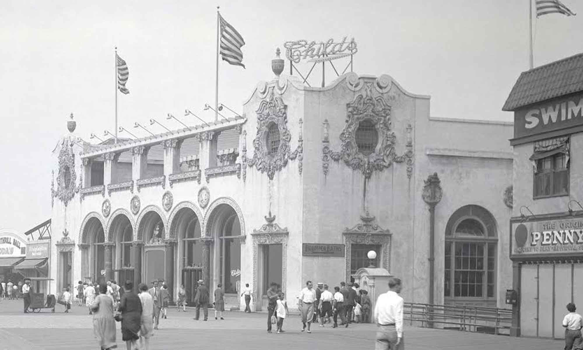 Childs Building Vintage Shot