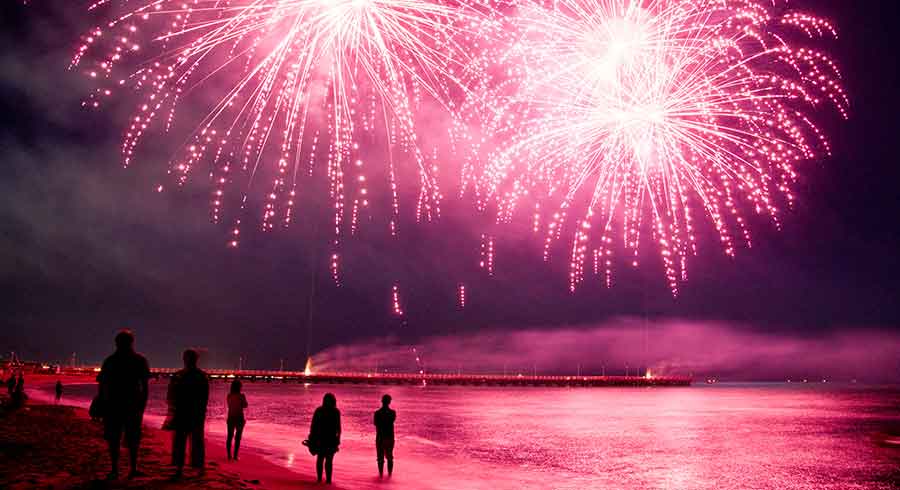 Fireworks at Coney Island