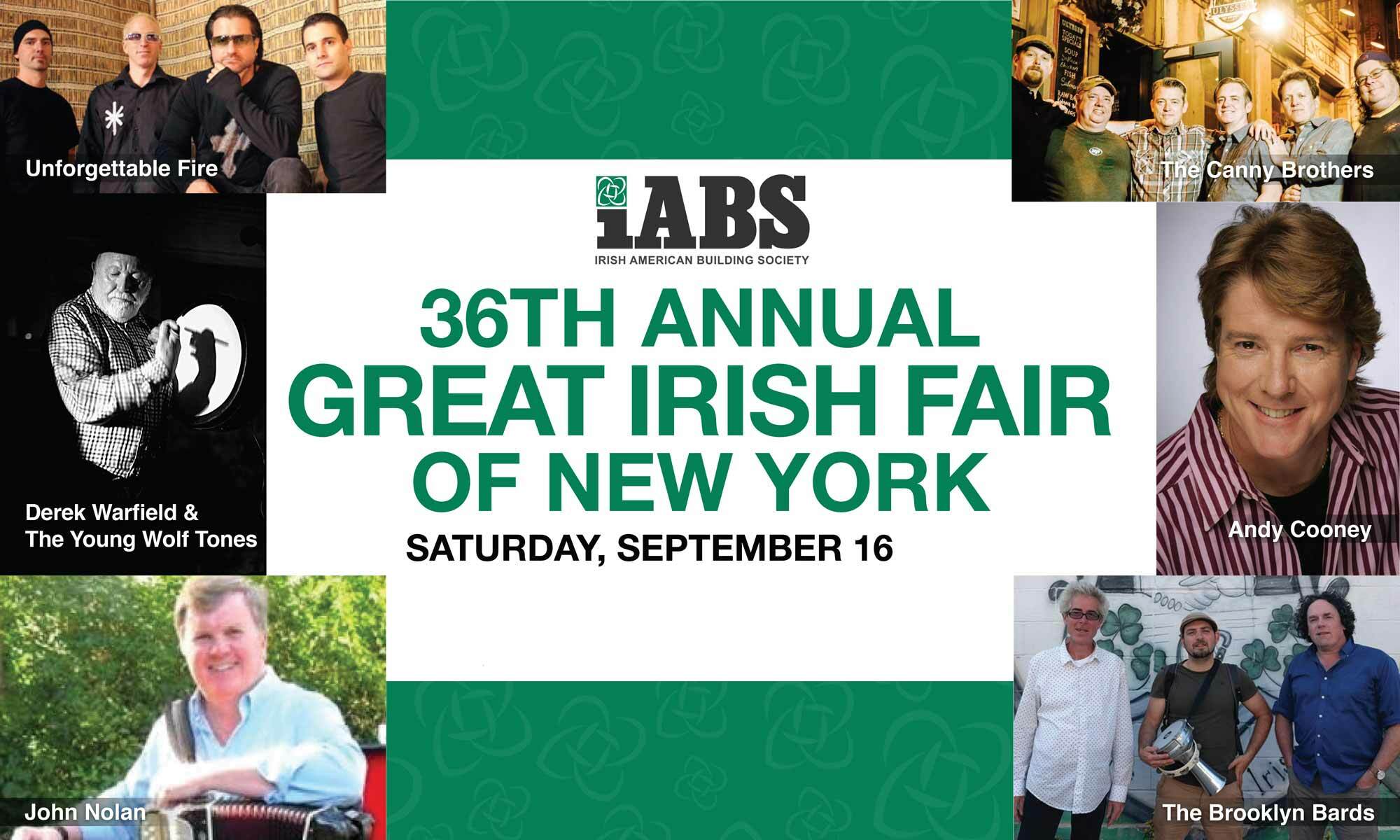 IABS Charities Presents: The Great Irish Fair of New York Live Concert
