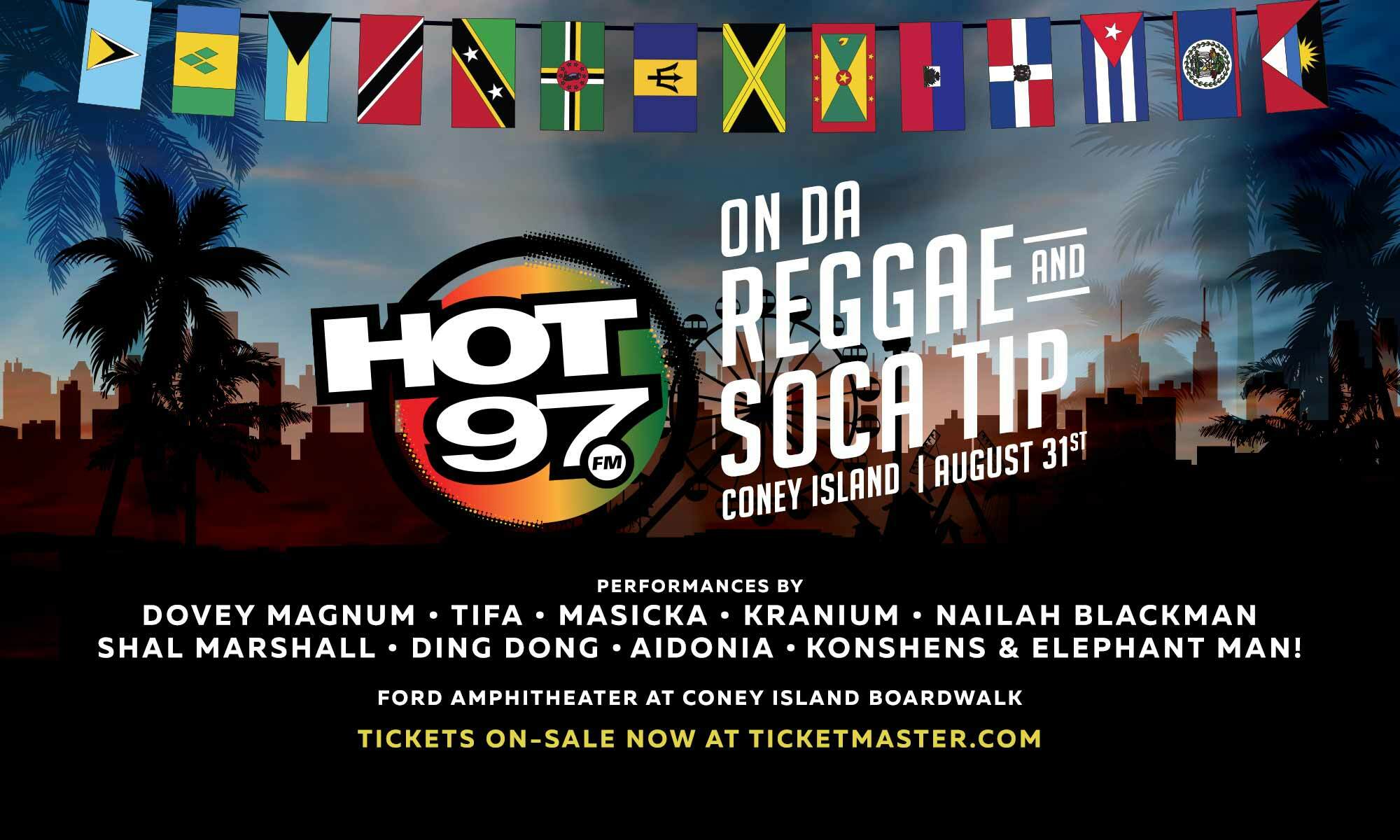 Hot 97’s On Da Reggae & Soca Tip Live Concert