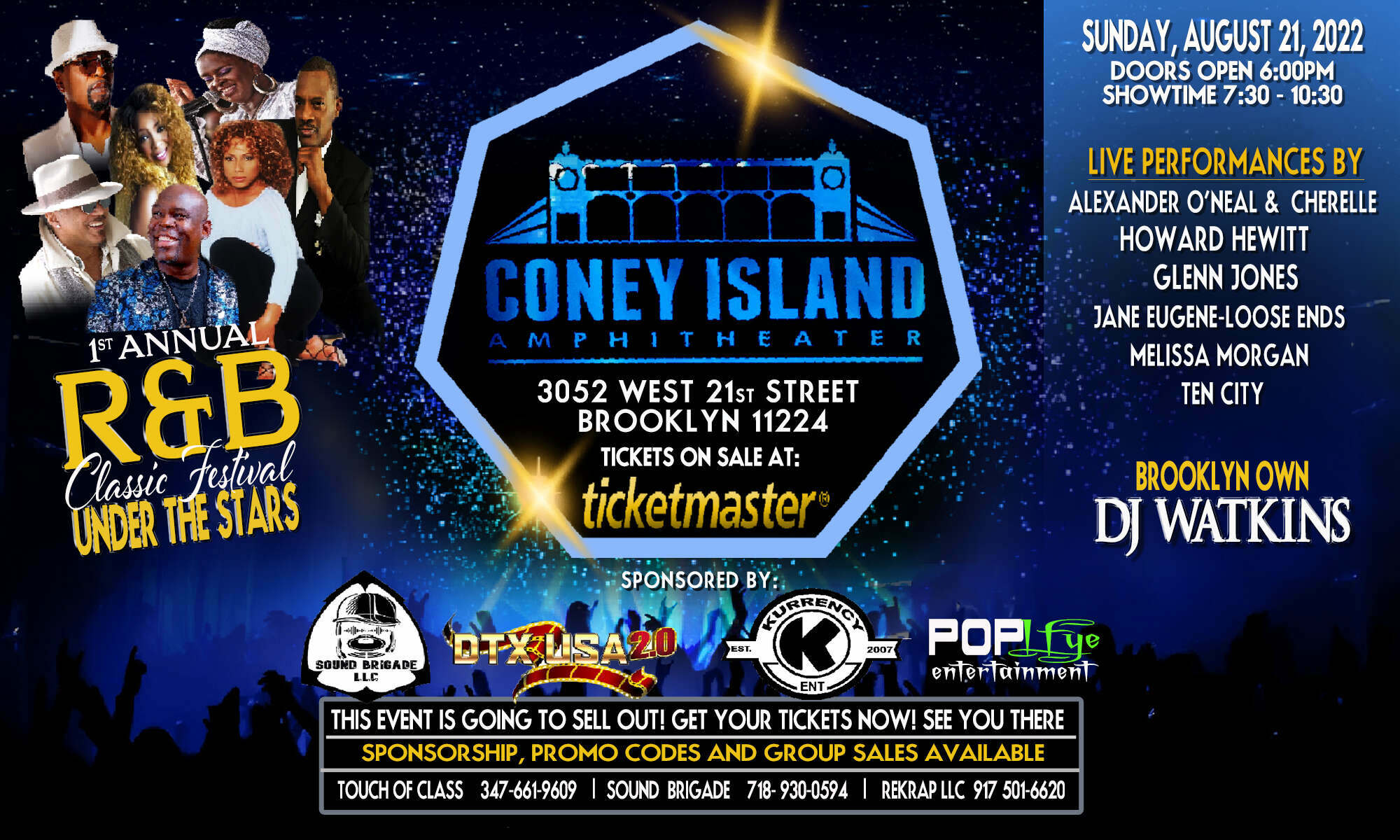 1st Annual Night of R&B Classics Under The Stars Live Concert